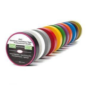 कस्टम मेड लोगो मुद्रित ब्रांड बस-राहत पीवीसी विद्युत टेप रोल