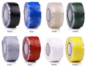 रबड़ सिलिकॉन मरम्मत निविड़ अंधकार बंधन टेप