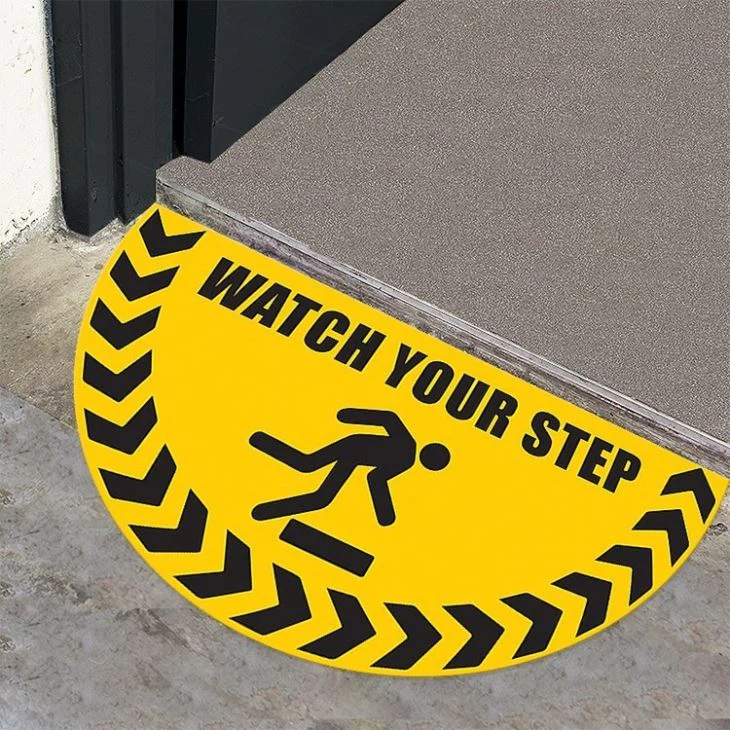 Custom Socila Distance Floor Stickers Signs